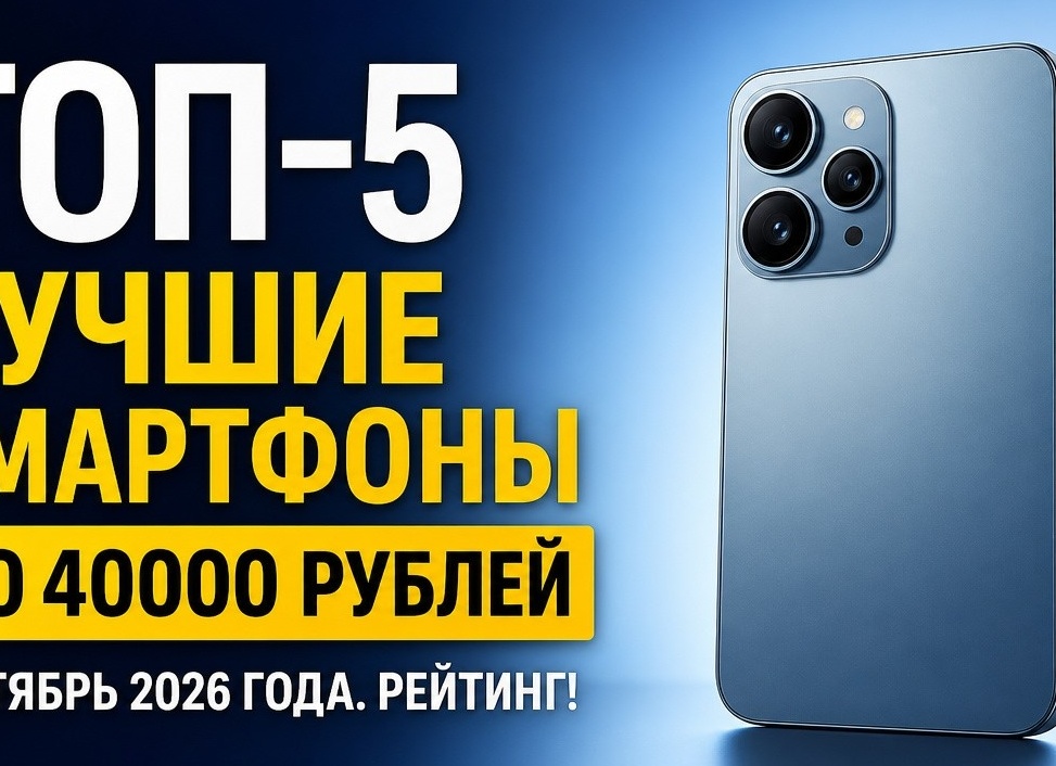 ТОП-5: Лучшие смартфоны до 40000 рублей // Рейтинг 2024 года